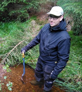 Lauri Hämäläinen, fisherman at Snowchange